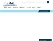Tablet Screenshot of proaccorp.com